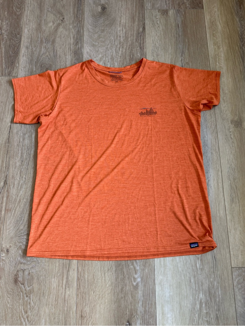 Patagonia Orange Crew Neck T-Shirt